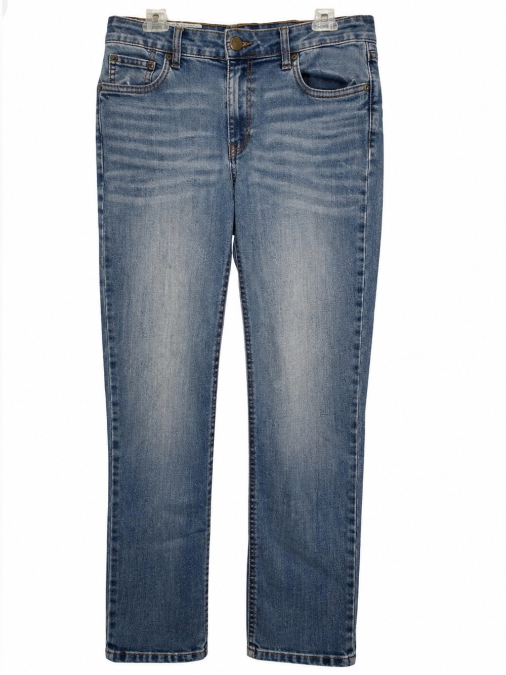 KUT from the Kloth High Rise Carrie Boyfriend Blue Jeans.  Medium Wash. Size 10